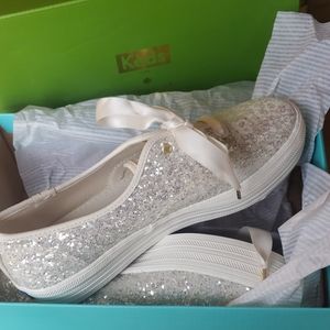 Keds x kate spade NY Triple Glitter Sneakers sz 7